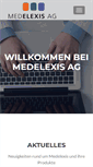 Mobile Screenshot of medelexis.ch